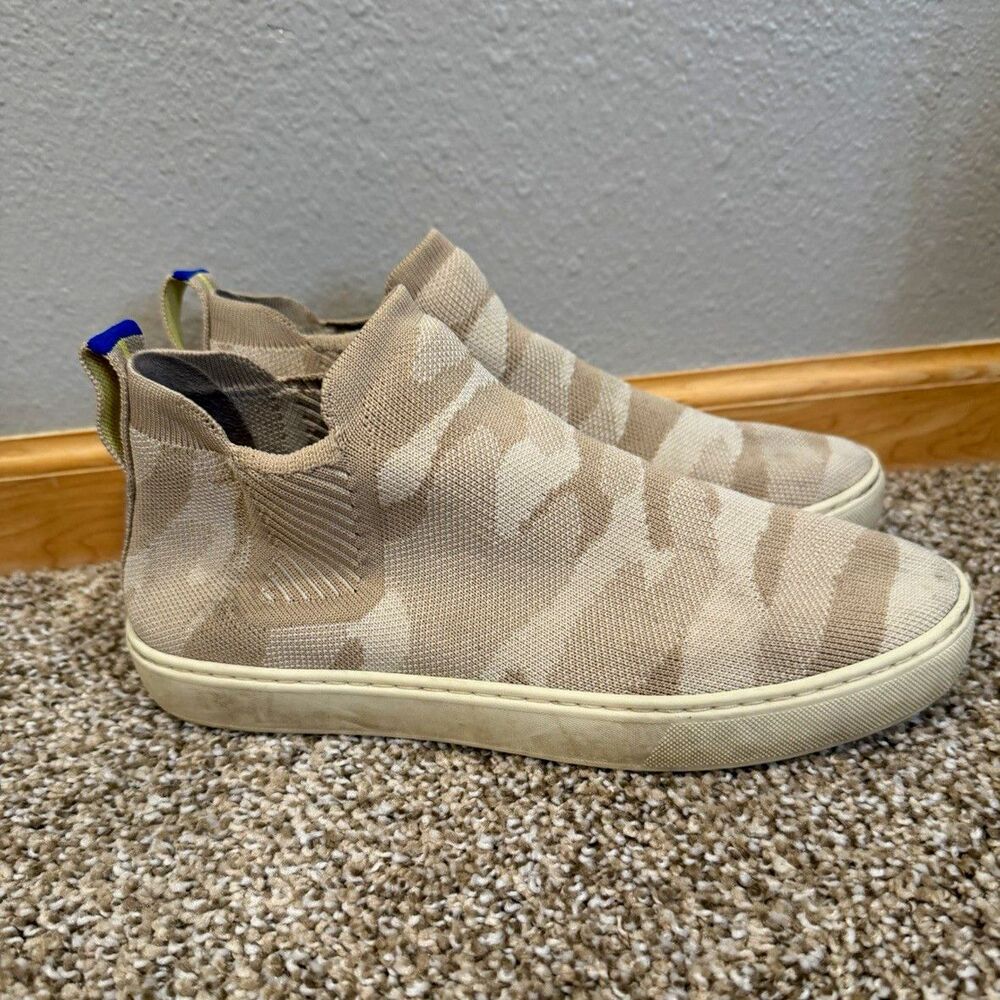Rothy's Women's The Chelsea Sand Camo Size 9 EU 40 Comfort Sneakers